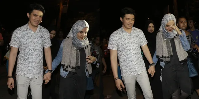Foto - Olga Meninggal, Zaskia & Irwansyah Hadiri Malam Tahlilan