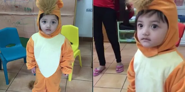 FOTO:  Pakai Kostum Unyu, Baby Arsy Cute & Nggemesin Maksimal