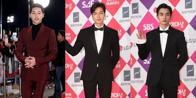 FOTO: 11 Aktor Ganteng Korea Hot Dalam Balutan Jas di Red Carpet