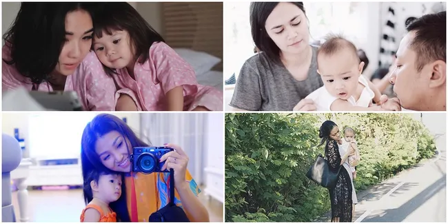 FOTO: 13 Ibu Muda Cantik dan Anak Lucunya, Manis Bahagia Keluarga