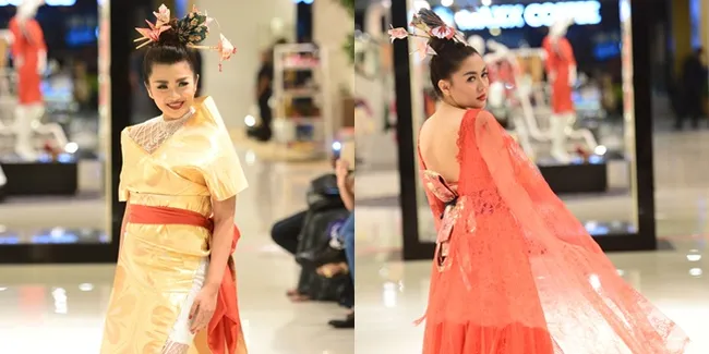 FOTO: 3 Penyanyi Wanita Ini Tampil Glamor Jadi Model Fashion Show