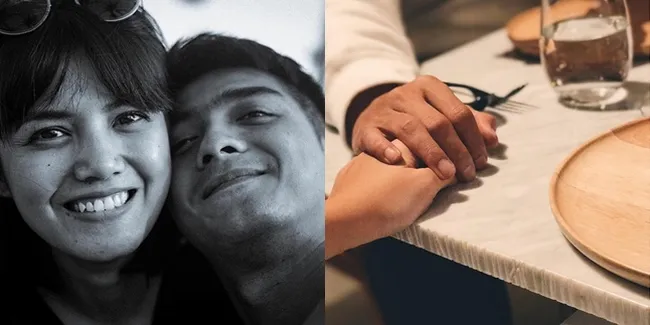 FOTO: 4 Tahun Menikah, Ricky Harun & Herfiza Makan Malam Romantis