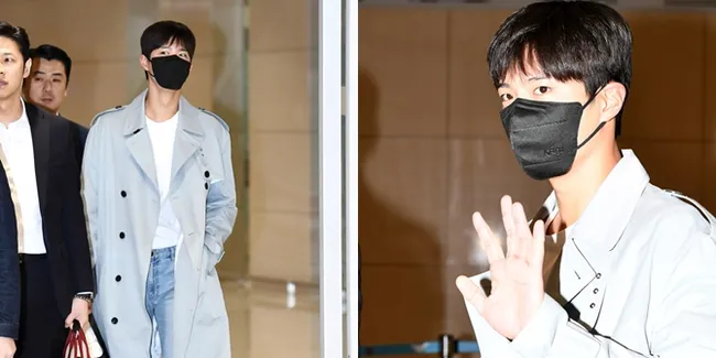 FOTO: Airport Fashion Park Bo Gum Pulang dari Indonesia