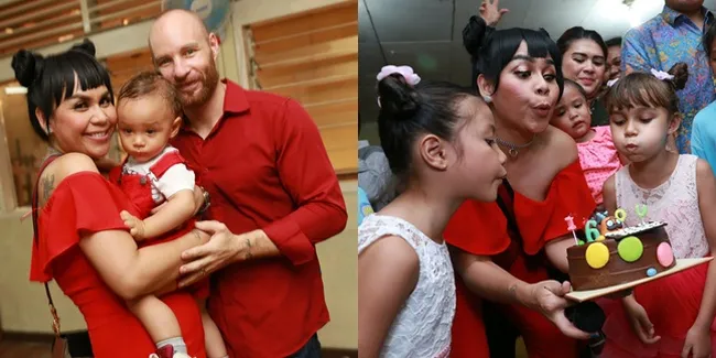 FOTO Ajari Berbagi, Melanie Ricardo Gelar Pesta Ultah Untuk Chloe