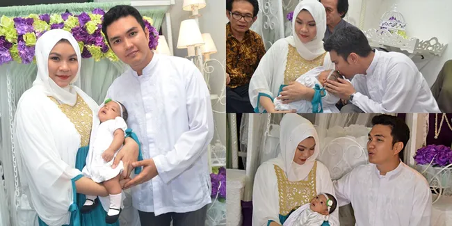 FOTO: Akikah Putri Pertama Aldi Taher, Mendadak Tapi Mengharukan