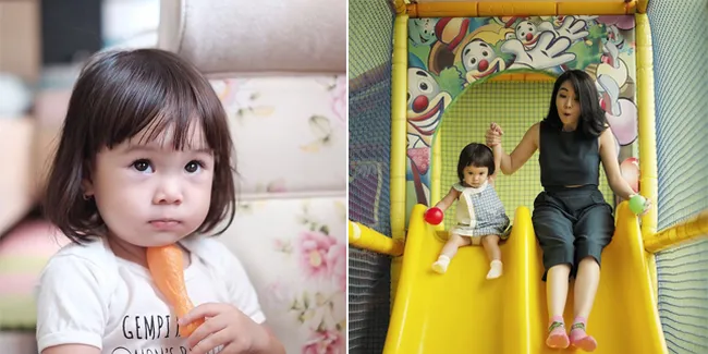FOTO: Aksi Lucu Baby Gempi Saat Asyik Main, Bikin Gemas Maksimal