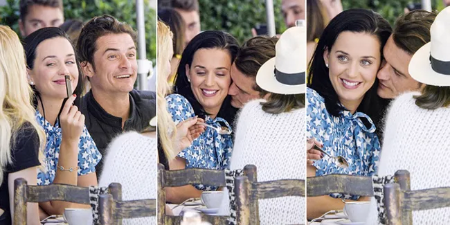 FOTO: Aksi Manis Orlando Bloom Saat Cium Katy Perry, Bikin Baper!