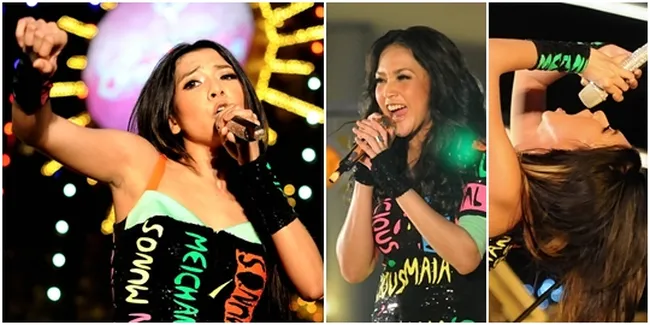 Foto Aksi Panggung Funky Duo Maia di Rilis Album RINDU KAMU