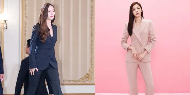 FOTO: Aktris Korea yang Menawan Dalam Balutan Setelan Jas Boyish