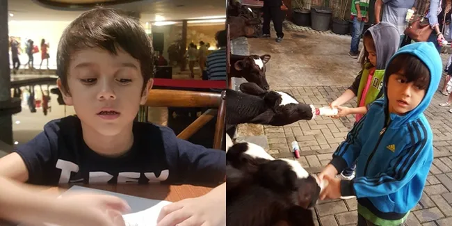[FOTO] Alric Putra Wulan Guritno Ganteng Banget Meski Masih Kecil