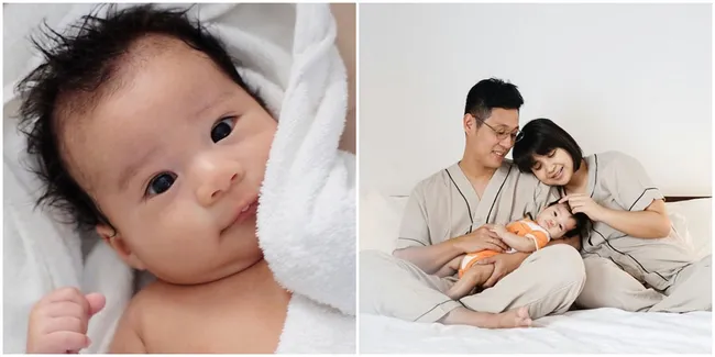 FOTO: Anak Putri Titian - Junior Liem Baby Iori Makin Ganteng!