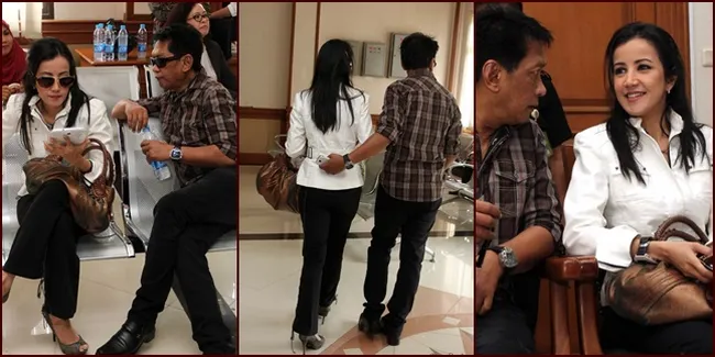 Foto Andi Soraya - Rudy Sutopo Masih Mesra di Sidang Cerai