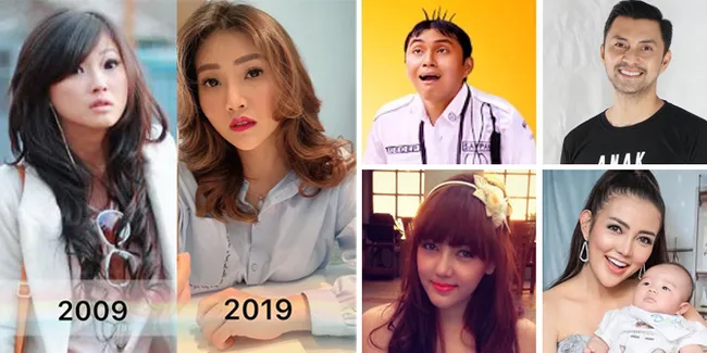 FOTO Anjasmara - Sarwendah Ikut #10YearChallenge, Gimana Jadinya?
