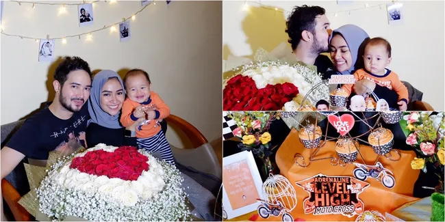 FOTO: Anniversary Kedua, Donny Michael Beri Kejutan Untuk Aryani