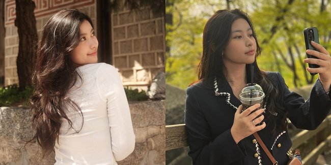 Foto Aquene Djorghi Anak Annisa Trihapsari Saat di Korea, Adem Banget Secantik Idola K-Pop