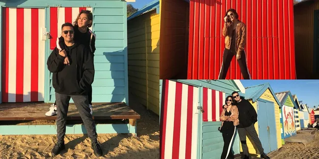 FOTO Artistik Vanesha Prescilla, Sissy & Rifat di Brighton Beach!