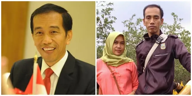 FOTO: Asli Mirip! Pria Ini Wajahnya Persis Banget Presiden Jokowi