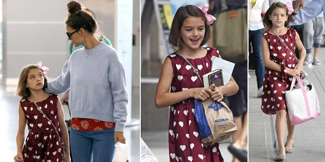 FOTO: Asyik Shopping Bareng Ibu, Suri Cruise Dandan Cantik & Cute