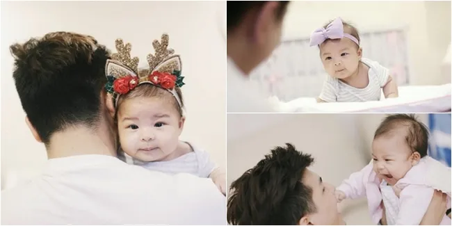 FOTO Baby Nastusha Bareng Glenn Alinskie Bikin Gemas, Super Cute!