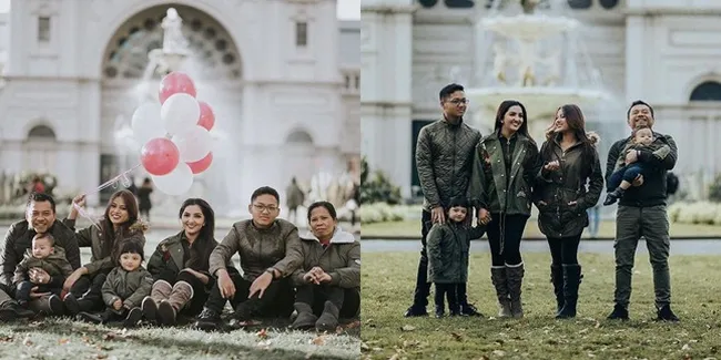 FOTO: Bahagia! Pemotretan Keluarga Anang Hermansyah di Melbourne