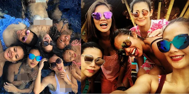 FOTO: Bak AADC, Indah Kalalo Reuni di Bali Bareng The Darlings