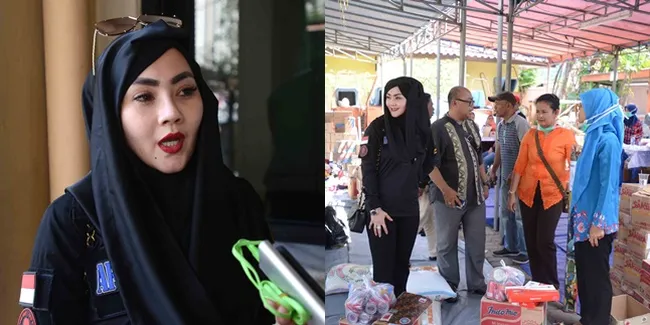 FOTO: Bantu Korban Bencana Kebakaran, Ini Aksi Sosial Ade Fitrie