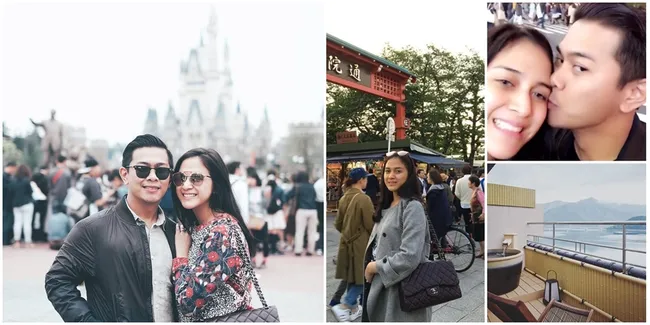 FOTO: Berbadan Dua, Nina Zatulini Babymoon ke Jepang Bareng Suami