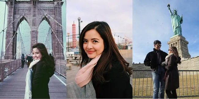 FOTO: Bersama Kekasih dan Sahabat, Tasya Kamila Keliling New York