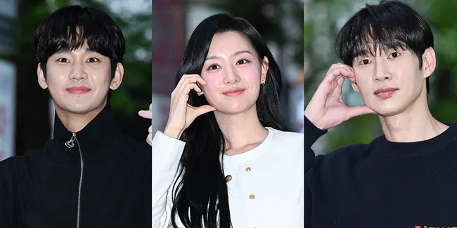 Foto Bintang 'QUEEN OF TEARS' di Acara Wrap Up Party, Pose Cute di Depan Kamera - Bibi Beom Ja Tampil Swag