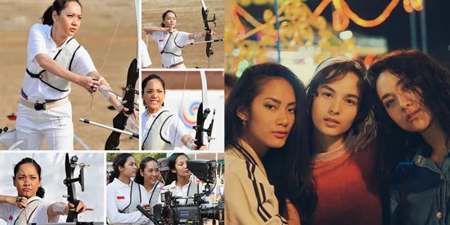 [FOTO] BTS '3 SRIKANDI', BCL Lebam Sampai Selfie Cantik Ala '80an