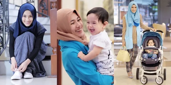 FOTO Bukti Alyssa Soebandono Bunda Muda Cantik & Hijaber Stylish!