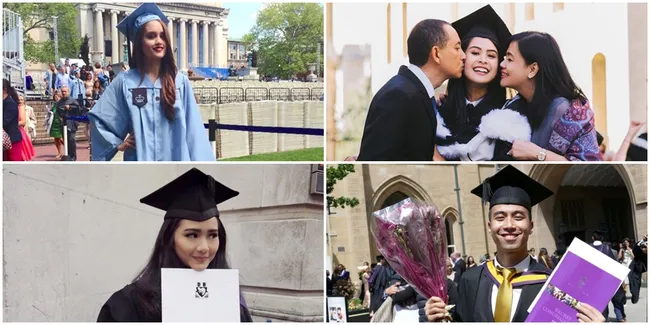 FOTO: Cakep! Seleb-Seleb Ini Wisuda Dari Universitas Luar Negeri