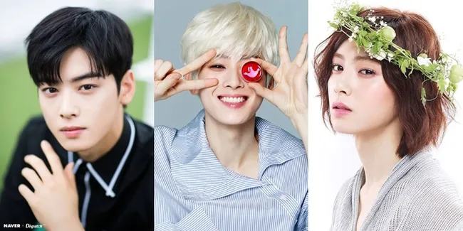 Foto Cha Eun Woo dengan Berbagai Model dan Warna Rambut, dari Pink Hingga Wig Panjang Ala Cewek
