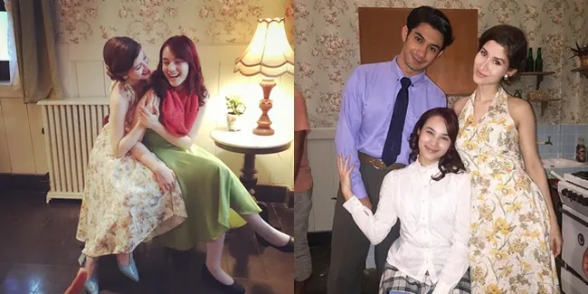 FOTO: Chelsea Islan & Millane Fernandez Bergaya Vintage Elegan