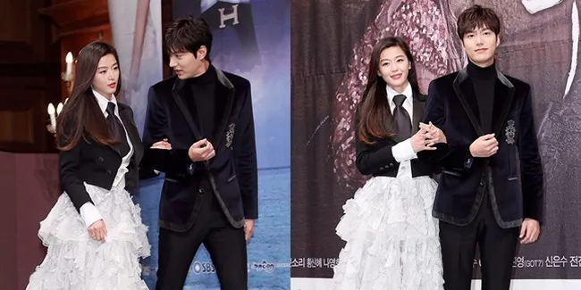 FOTO: Chemistry Manis Lee Min Ho - Jun Ji Hyun di Event Prescon