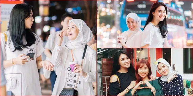 FOTO: Citra Kirana & Natasha Rizki Liburan Bareng ke Korea