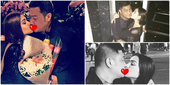 FOTO: Cium Bibir - Peluk, Teuku Rafli & Istri Mesra Bak Pacaran