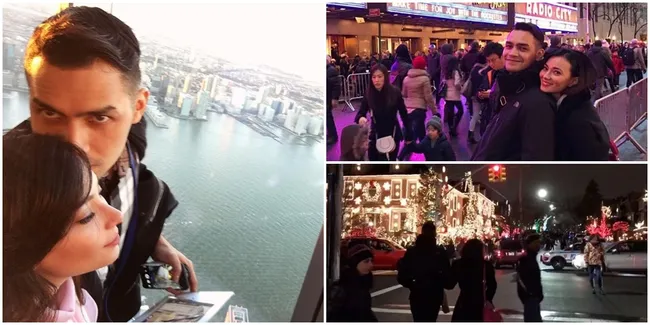 FOTO: Cium Kening-Gandengan, Asmirandah & Jonas Mesra di Amerika