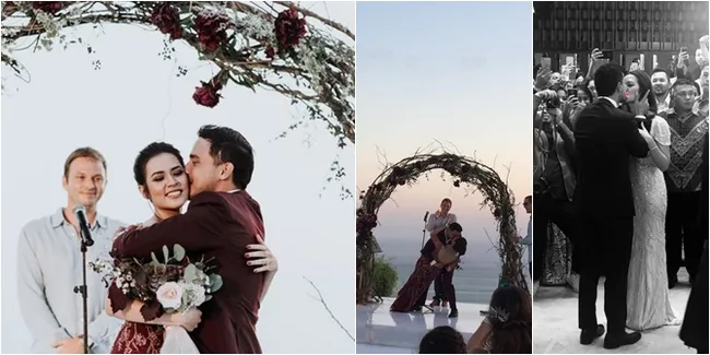 FOTO Ciuman-Ciuman Mesra Raisa - Hamish Kala Wedding Party, Sweet