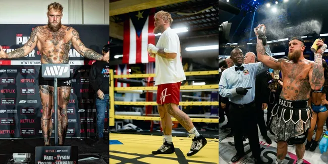 Foto dan Profil Jake Paul, Petinju yang Sukses Kalahkan si Leher Beton Mike Tyson di Atas Ring