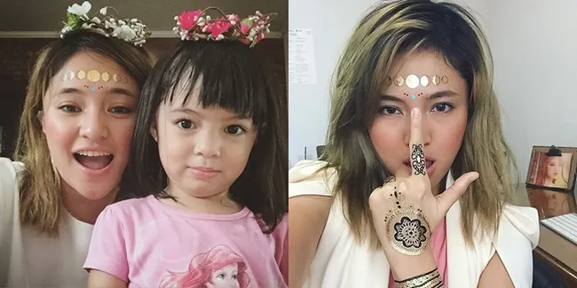FOTO: Dandan Ala Putri Cantik, Marshanda & Sienna Kompak Cute