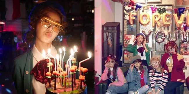 FOTO Dengan Gaya Retro, Begini Keseruan Pesta Ultah Sooyoung SNSD