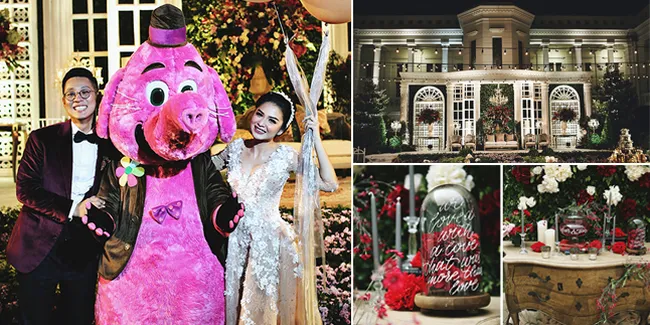 FOTO: Detail Dekorasi Mewah di Resepsi Putri Titian & Junior Liem