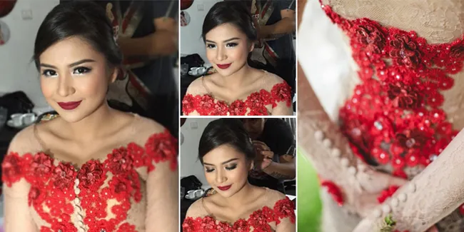 FOTO: Detail Kebaya & Make Up Putri Titian Saat Tunangan, Cantik!