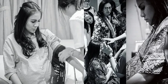 FOTO Detik-Detik Jelang Persalinan, Momo Geisha Dibanjiri Doa