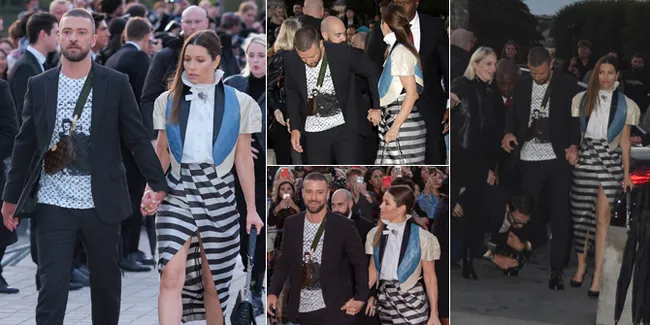 FOTO: Detik-Detik Justin Timberlake Diserang Vitalii Sediuk, Kaget - Malu Banget!