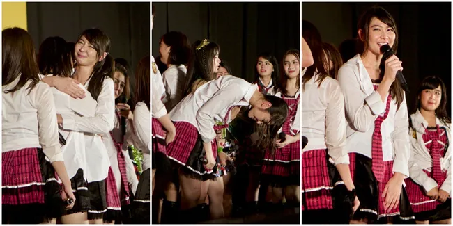 FOTO: Detik-Detik Mengharukan, Ve Umumkan Pensiun Dari JKT48!