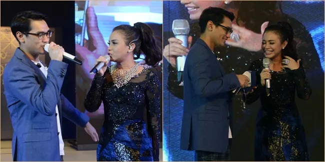 FOTO: Detik-Detik Rossa Dapat Berlian Rp 500 Juta Dari Afgan!