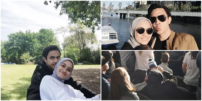 FOTO: Di Australia, Ayudia Bing Slamet & Ditto Mesra Bareng Anak