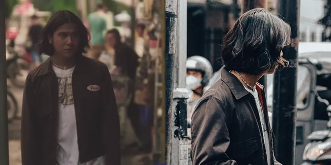 Foto di Balik Layar Iqbaal Ramadhan Jadi Model Video Klip NOAH 'Yang Terdalam', Rambut Gondrongnya Jadi Sorotan